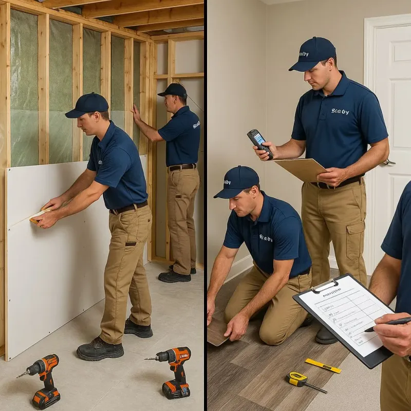 Repairs and Reconstruction process in East Ridge, TN