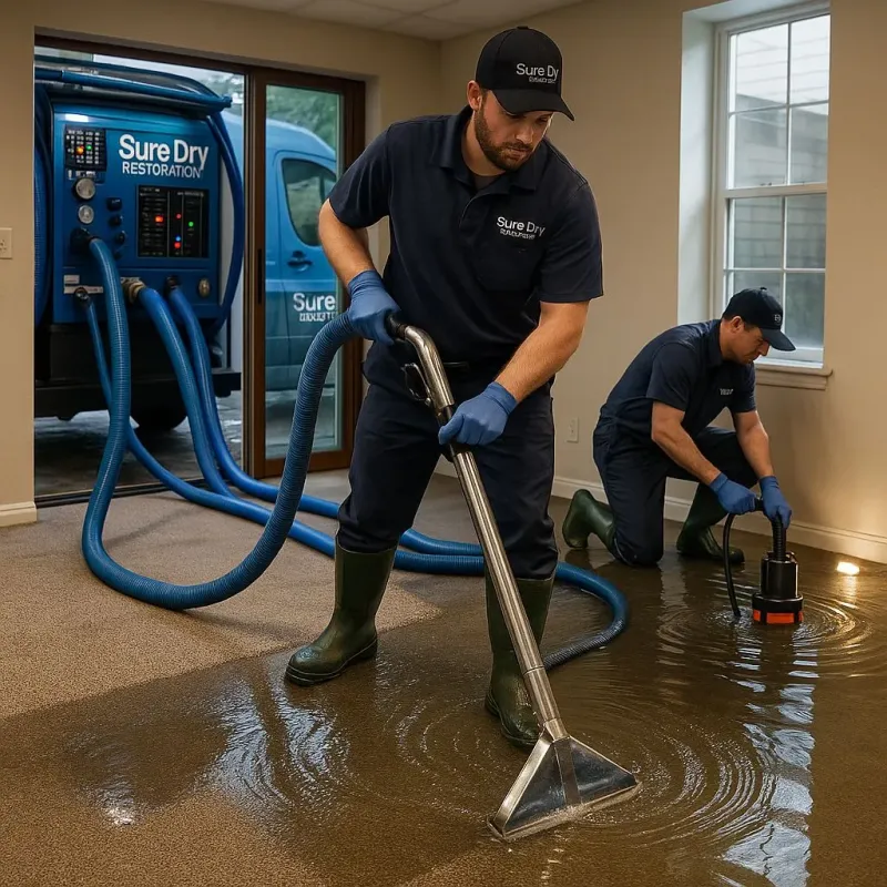Water Extraction and Removal process in East Ridge, TN